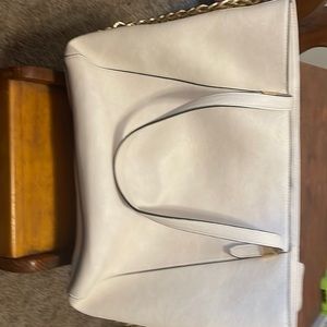 Cream Jessica Simpson purse - large tote